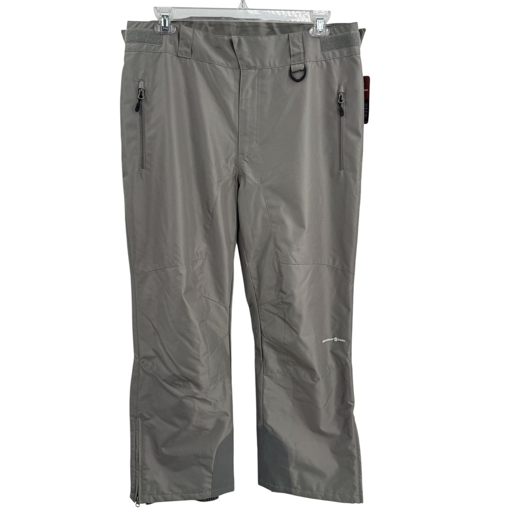 Outdoor Gear Mens Snow Polar Pants L Grey Waterproof Insulated Ski Gorpcore